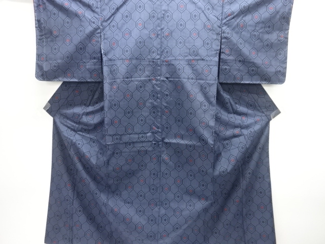 JAPANESE KIMONO / TOKAMACHI TSUMUGI / WOVEN KIKKO